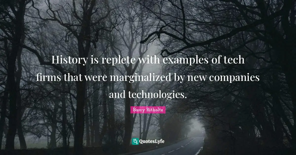 History is replete with examples of tech firms that were marginalized by new companies and technologies.