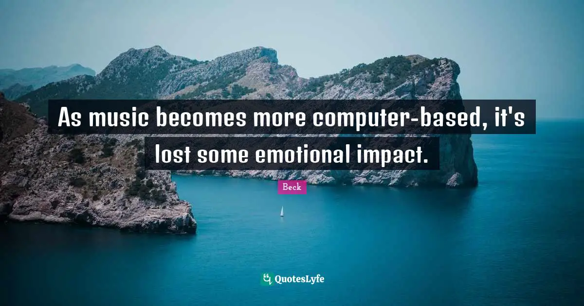 As music becomes more computer-based, it's lost some emotional impact.
