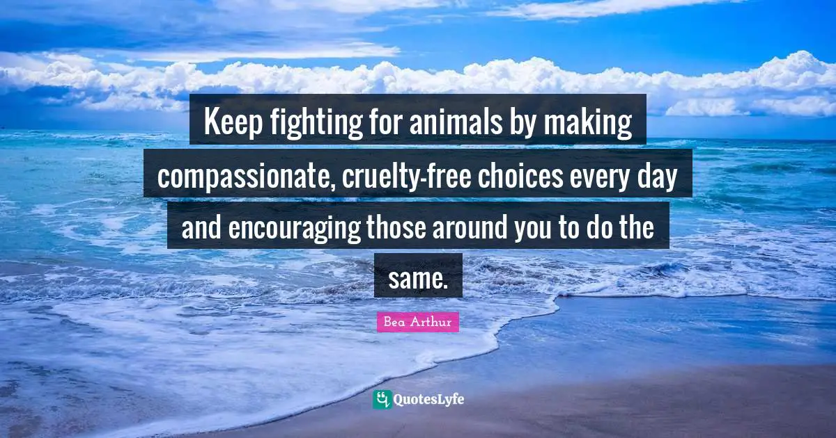 Keep fighting for animals by making compassionate, cruelty-free choices every day and encouraging those around you to do the same.