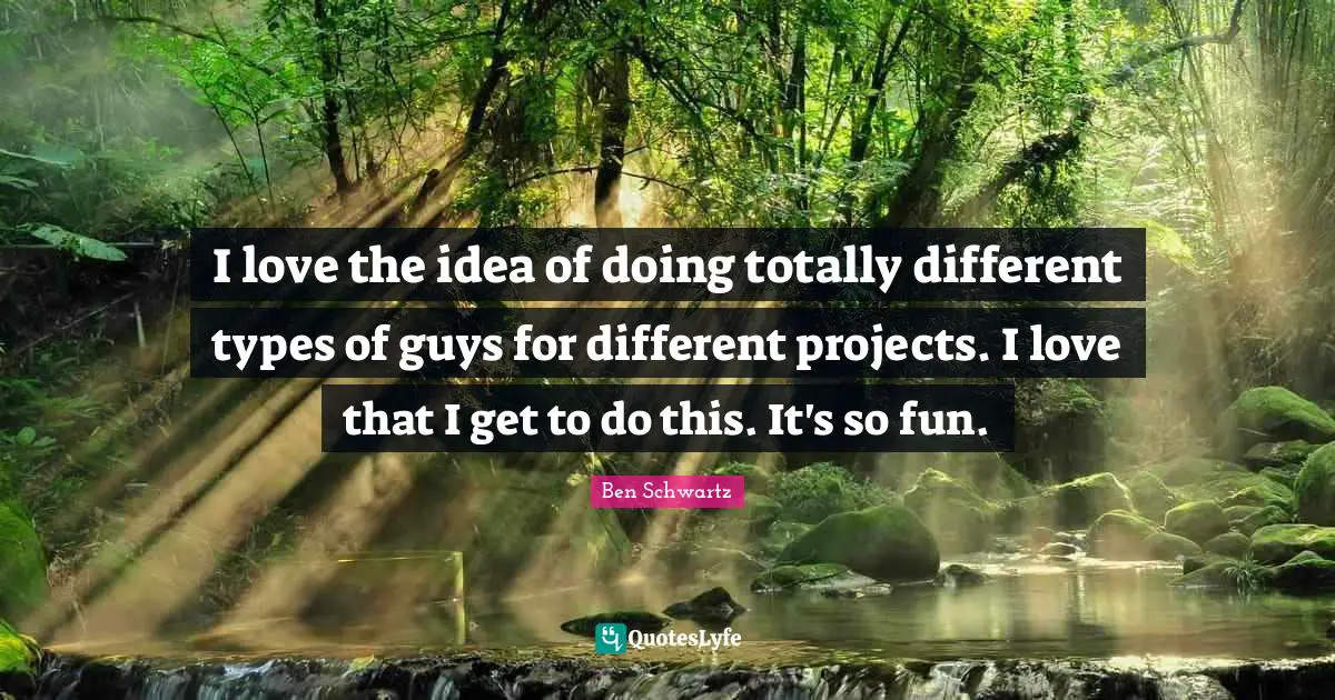 I love the idea of doing totally different types of guys for different projects. I love that I get to do this. It's so fun.