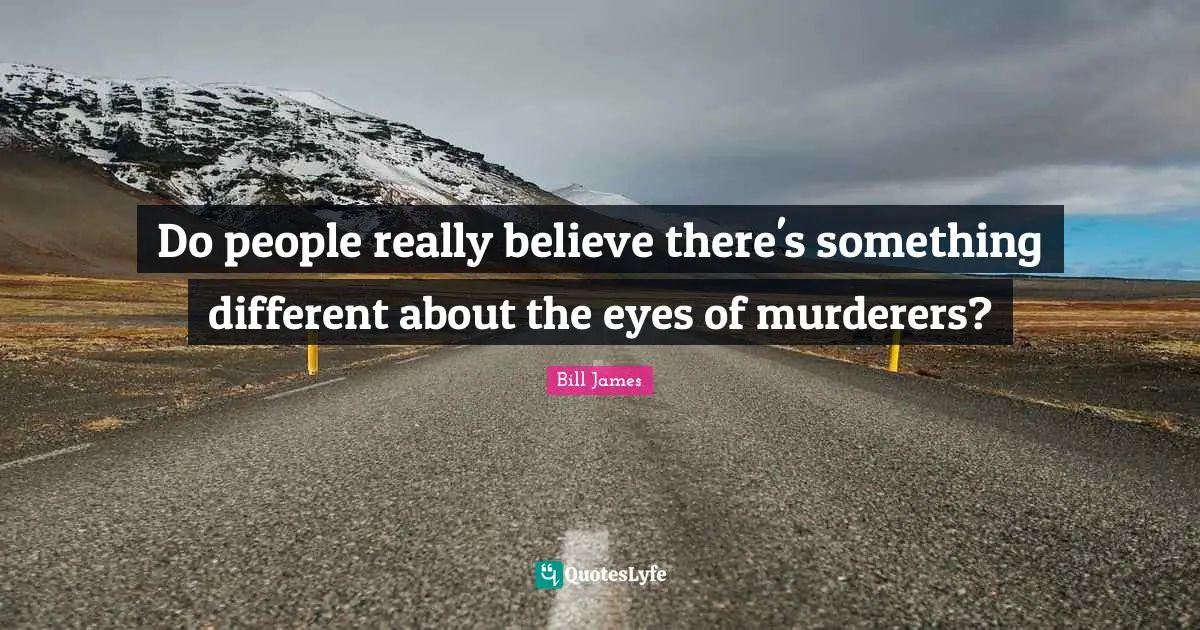 Do people really believe there's something different about the eyes of murderers?