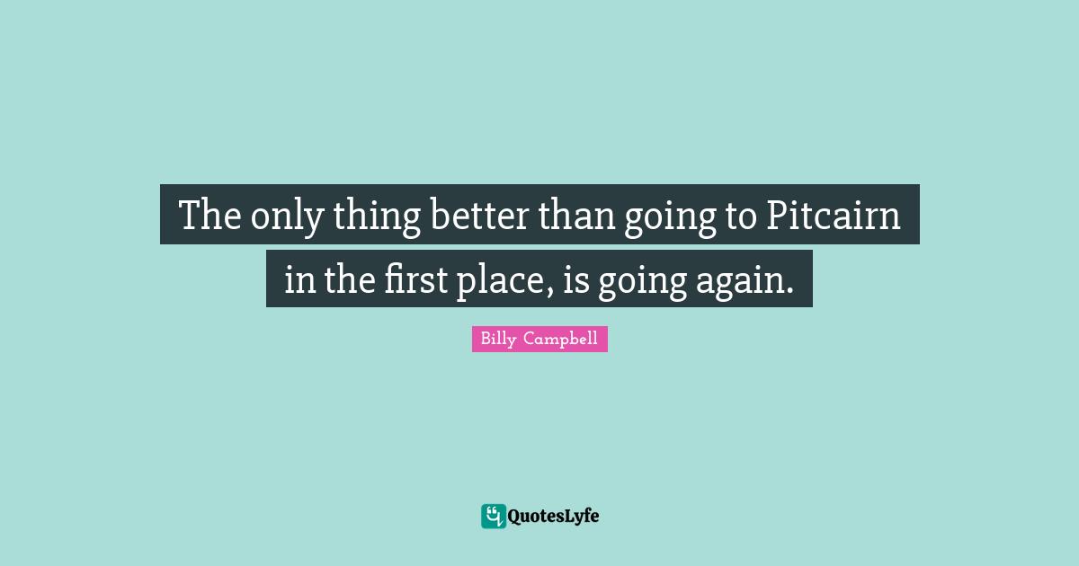 The only thing better than going to Pitcairn in the first place, is going again.