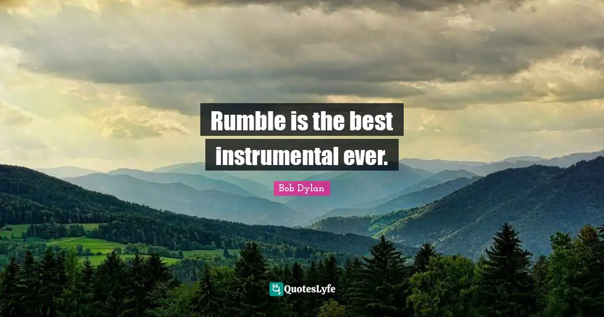 Rumble is the best instrumental ever.