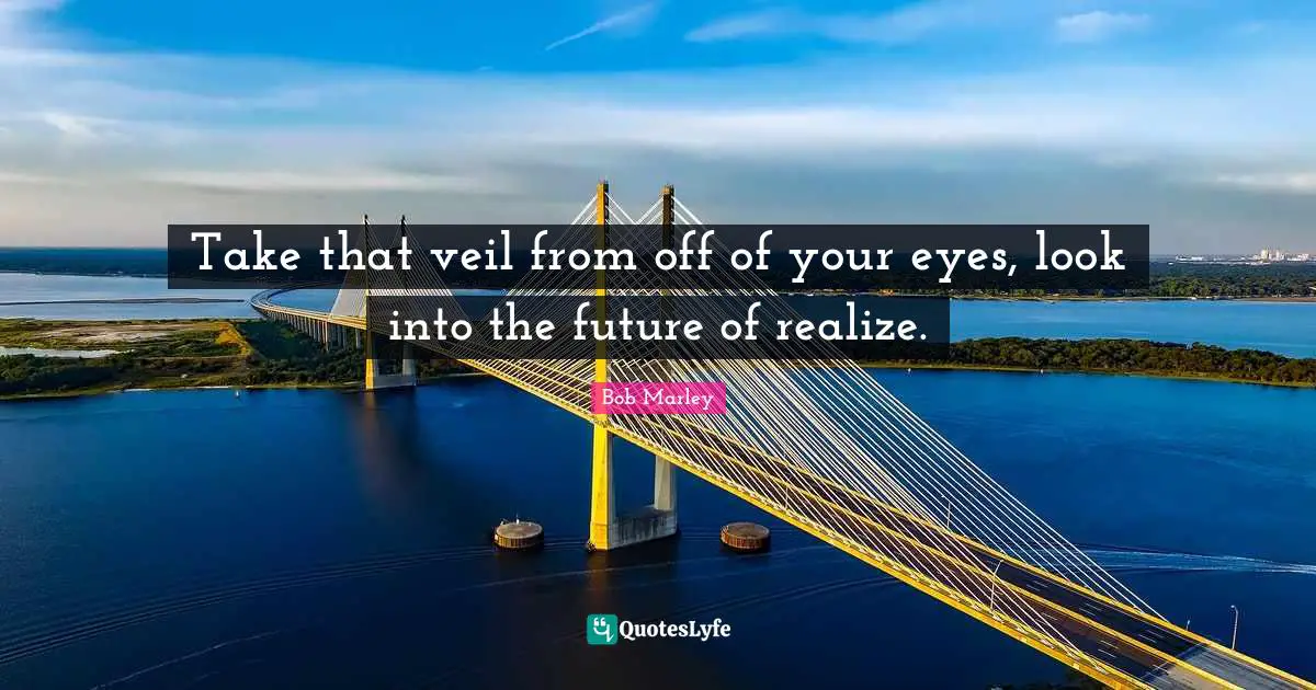 Veils Quotes: "Take that veil from off of your eyes, look into the future of realize."