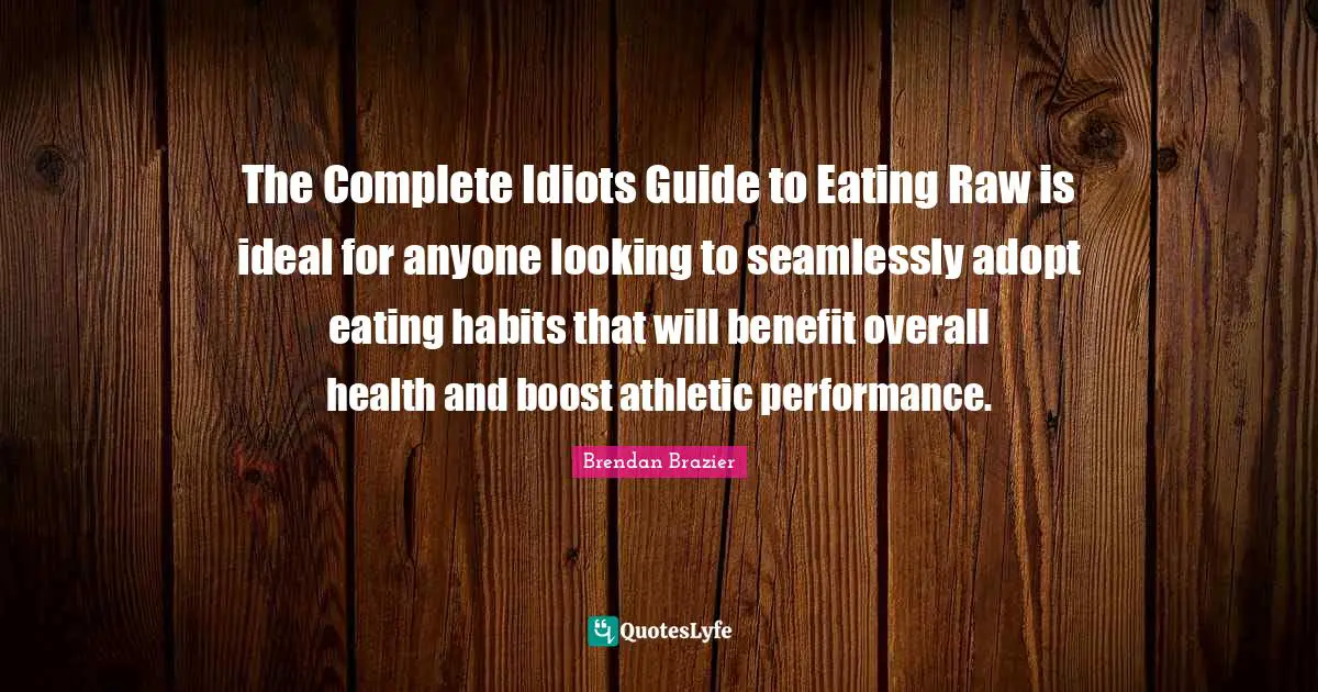 The Complete Idiots Guide to Eating Raw is ideal for anyone looking to seamlessly adopt eating habits that will benefit overall health and boost athletic performance.