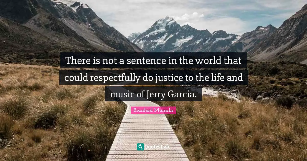 There is not a sentence in the world that could respectfully do justice to the life and music of Jerry Garcia.