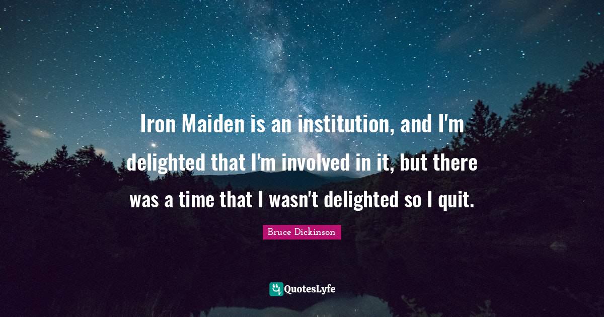 Best Iron Maiden Quotes with images to share and download for free at