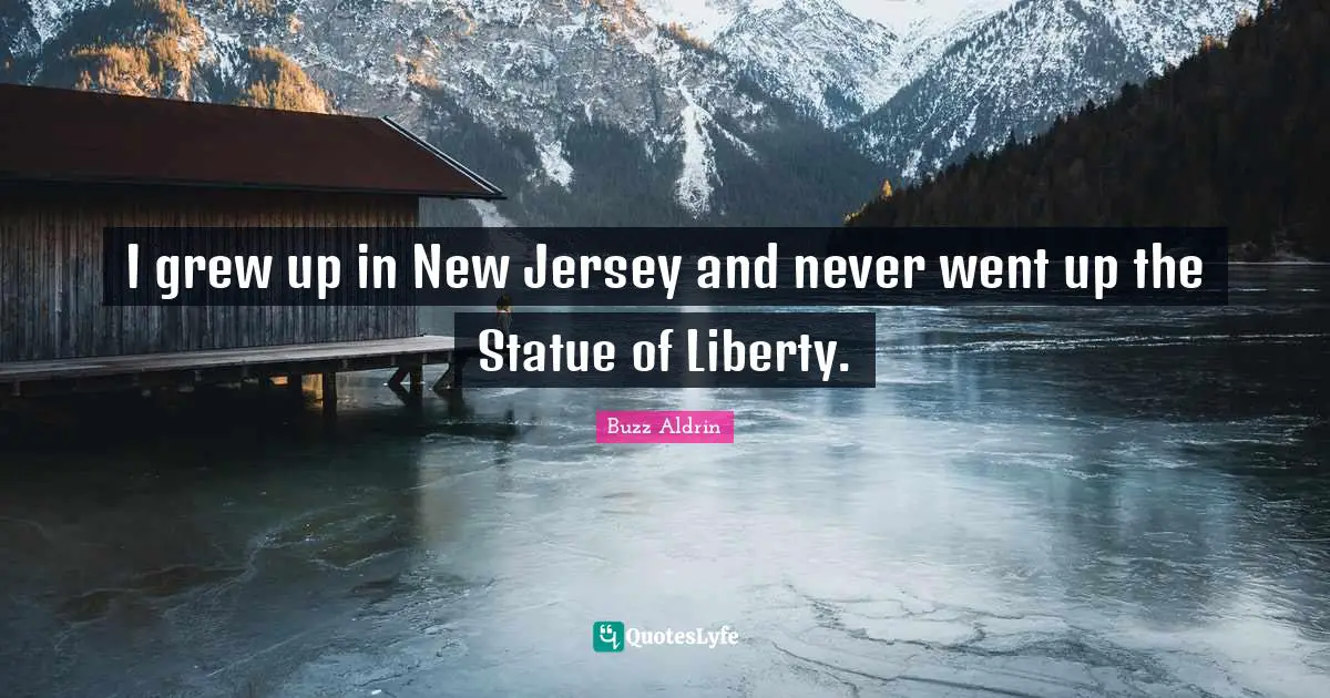 I grew up in New Jersey and never went up the Statue of Liberty.