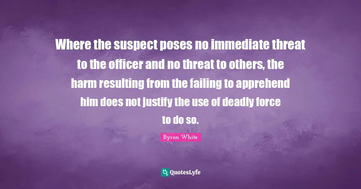 Where the suspect poses no immediate threat to the officer and no threat to others, the harm resulting from the failing to apprehend him does not justify the use of deadly force to do so.