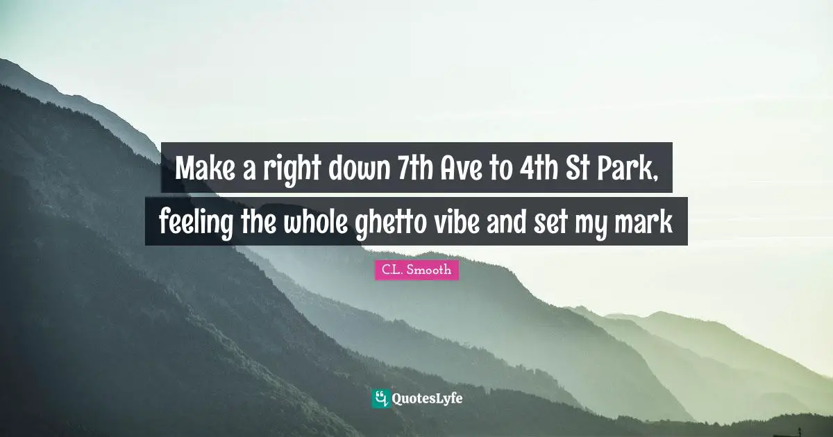 Make a right down 7th Ave to 4th St Park, feeling the whole ghetto vibe and set my mark