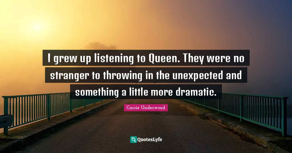 I grew up listening to Queen. They were no stranger to throwing in the unexpected and something a little more dramatic.
