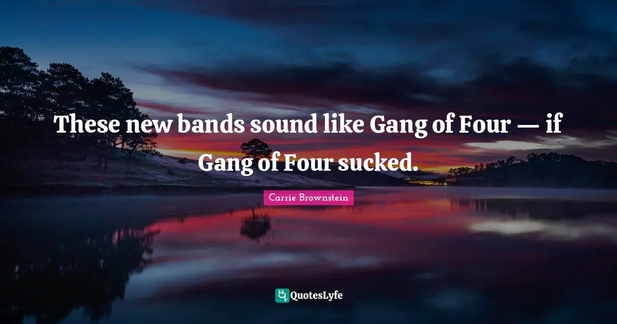 These new bands sound like Gang of Four — if Gang of Four sucked.