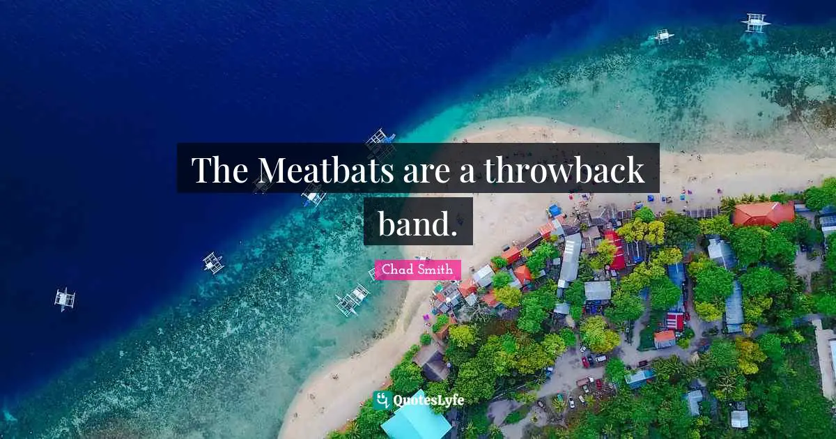 Band Quotes: "The Meatbats are a throwback band."