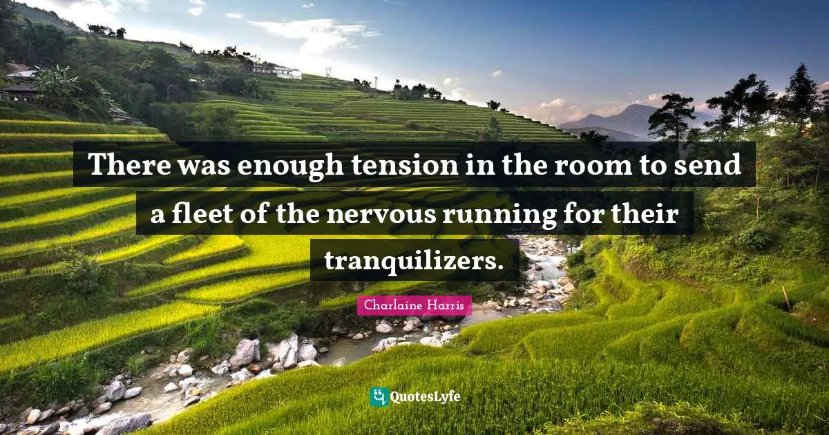 There was enough tension in the room to send a fleet of the nervous running for their tranquilizers.