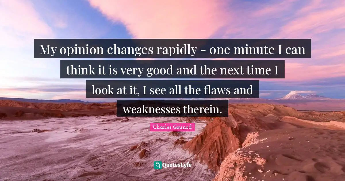 My opinion changes rapidly - one minute I can think it is very good and the next time I look at it, I see all the flaws and weaknesses therein.