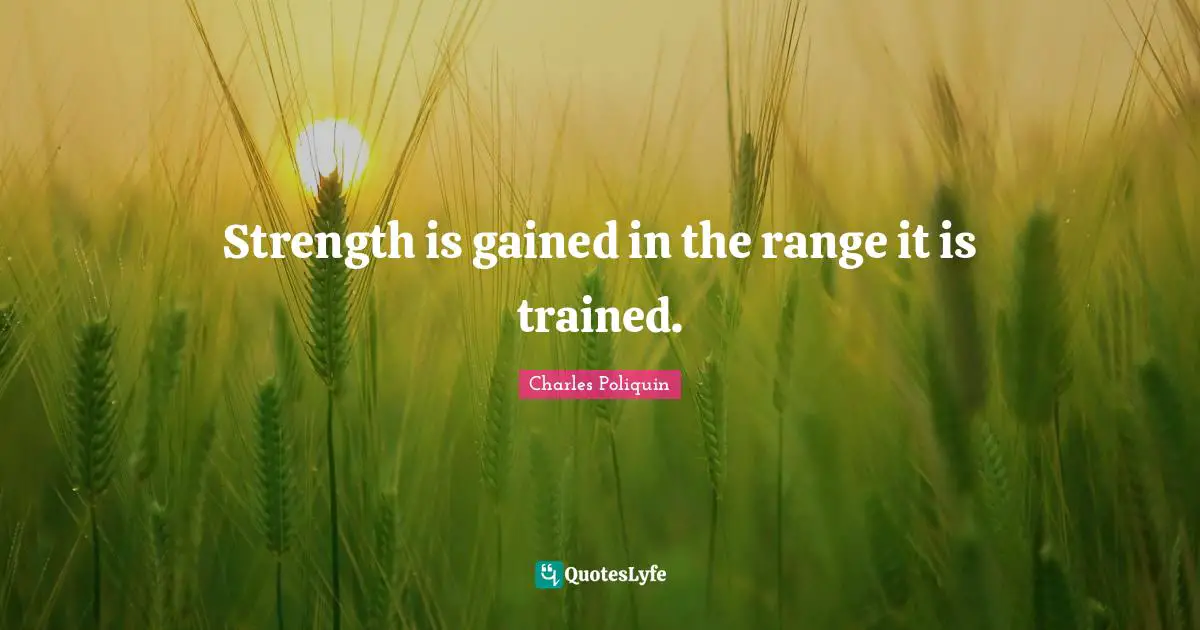 Strength is gained in the range it is trained.