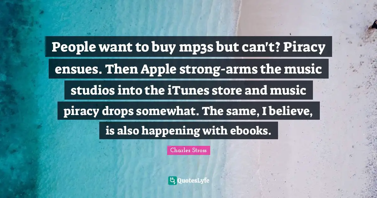 People want to buy mp3s but can't? Piracy ensues. Then Apple strong-arms the music studios into the iTunes store and music piracy drops somewhat. The same, I believe, is also happening with ebooks.