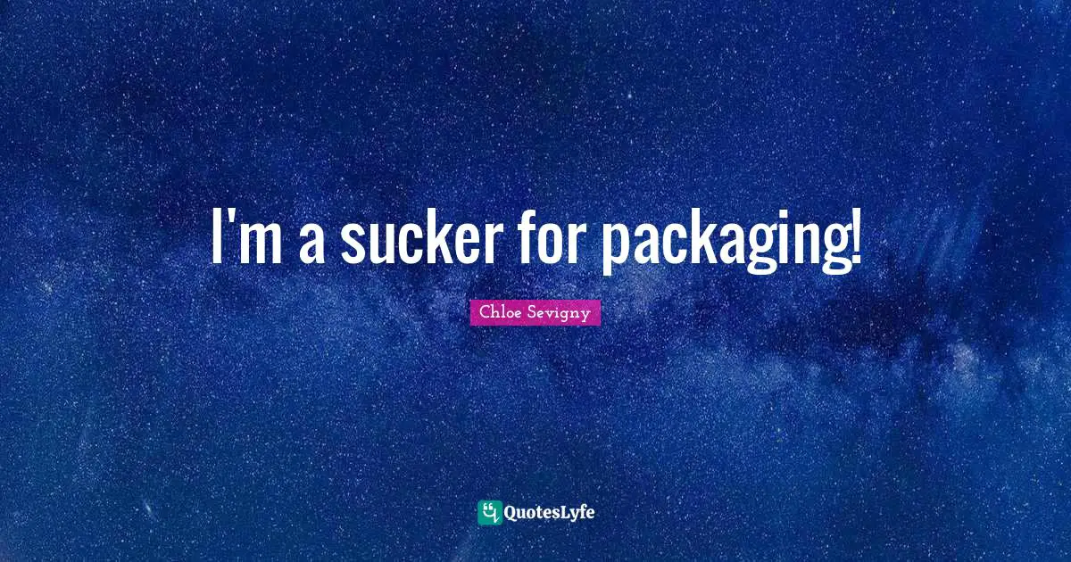 I'm a sucker for packaging!