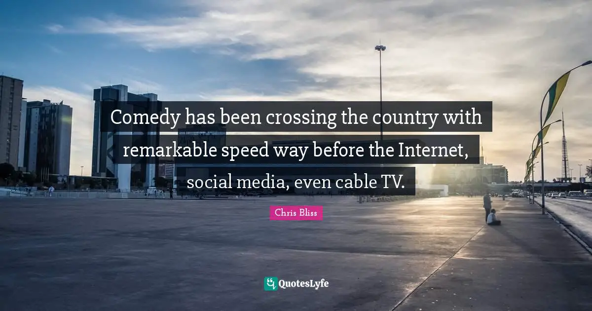 Comedy has been crossing the country with remarkable speed way before the Internet, social media, even cable TV.