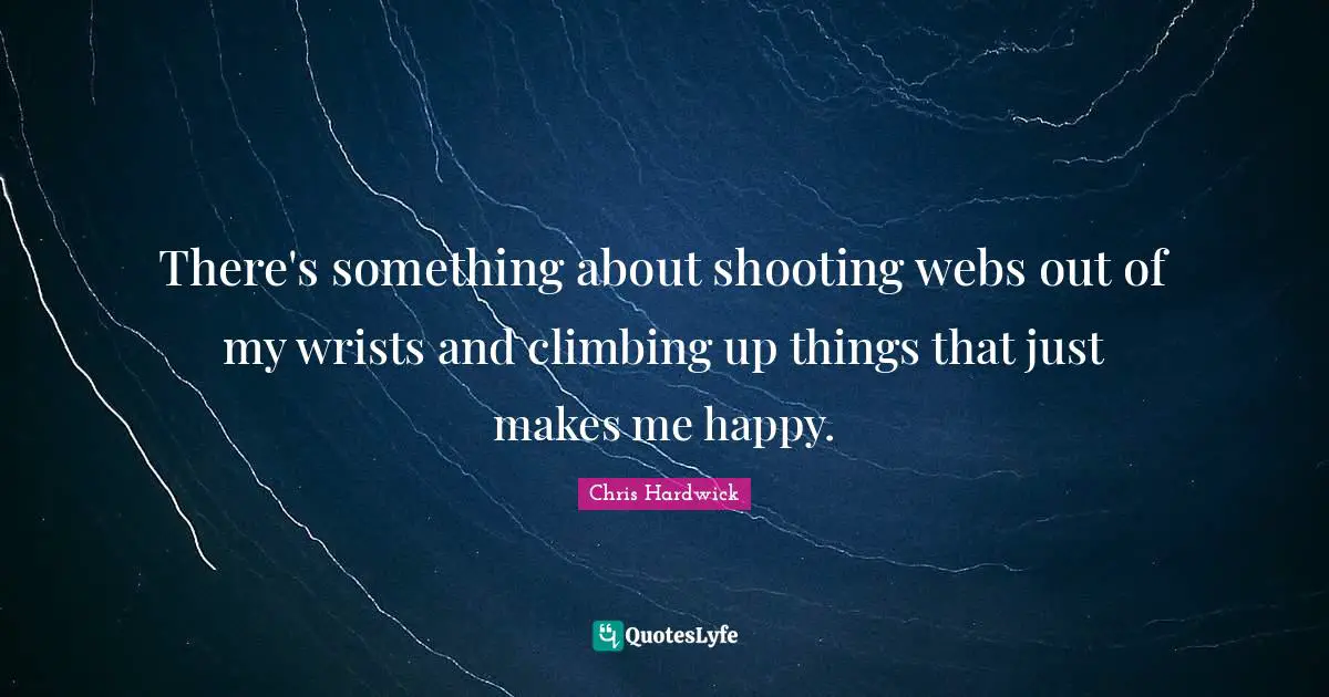 There's something about shooting webs out of my wrists and climbing up things that just makes me happy.