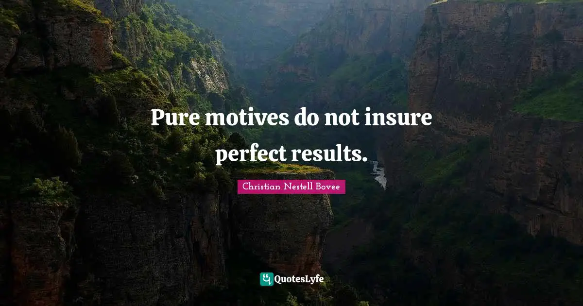 Pure motives do not insure perfect results.