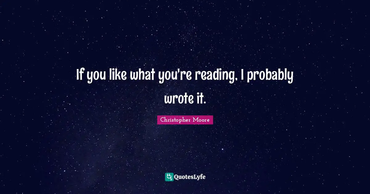 If you like what you're reading, I probably wrote it.