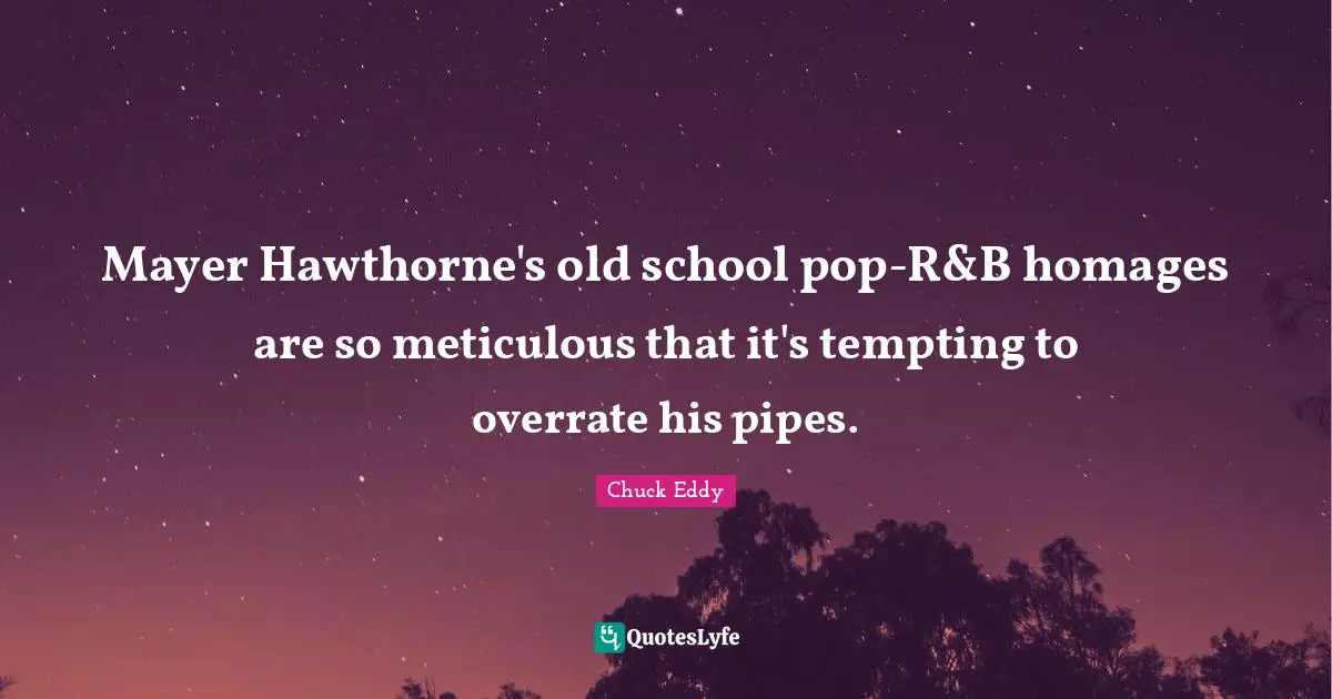 Mayer Hawthorne's old school pop-R&B homages are so meticulous that it's tempting to overrate his pipes.