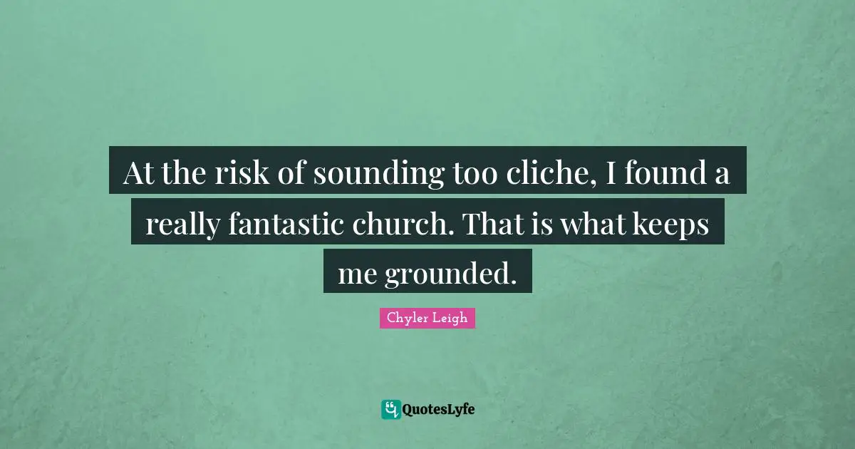 At the risk of sounding too cliche, I found a really fantastic church. That is what keeps me grounded.