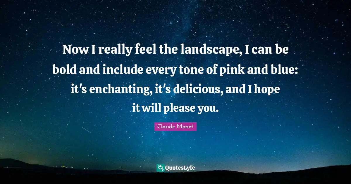Now I really feel the landscape, I can be bold and include every tone of pink and blue: it's enchanting, it's delicious, and I hope it will please you.