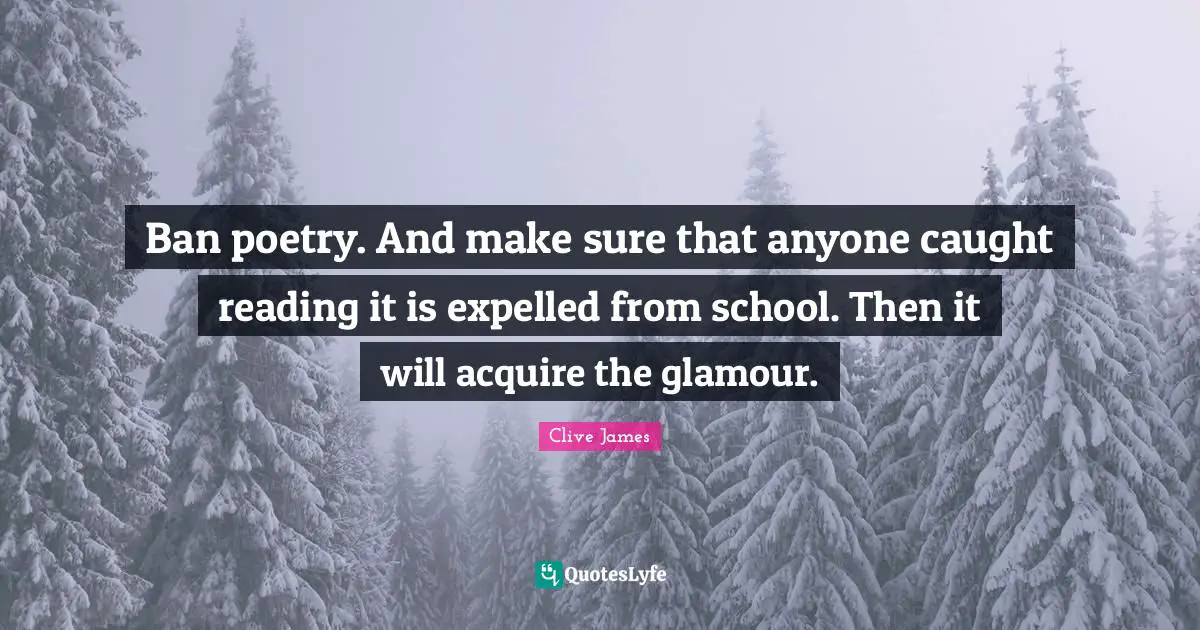 Ban poetry. And make sure that anyone caught reading it is expelled from school. Then it will acquire the glamour.