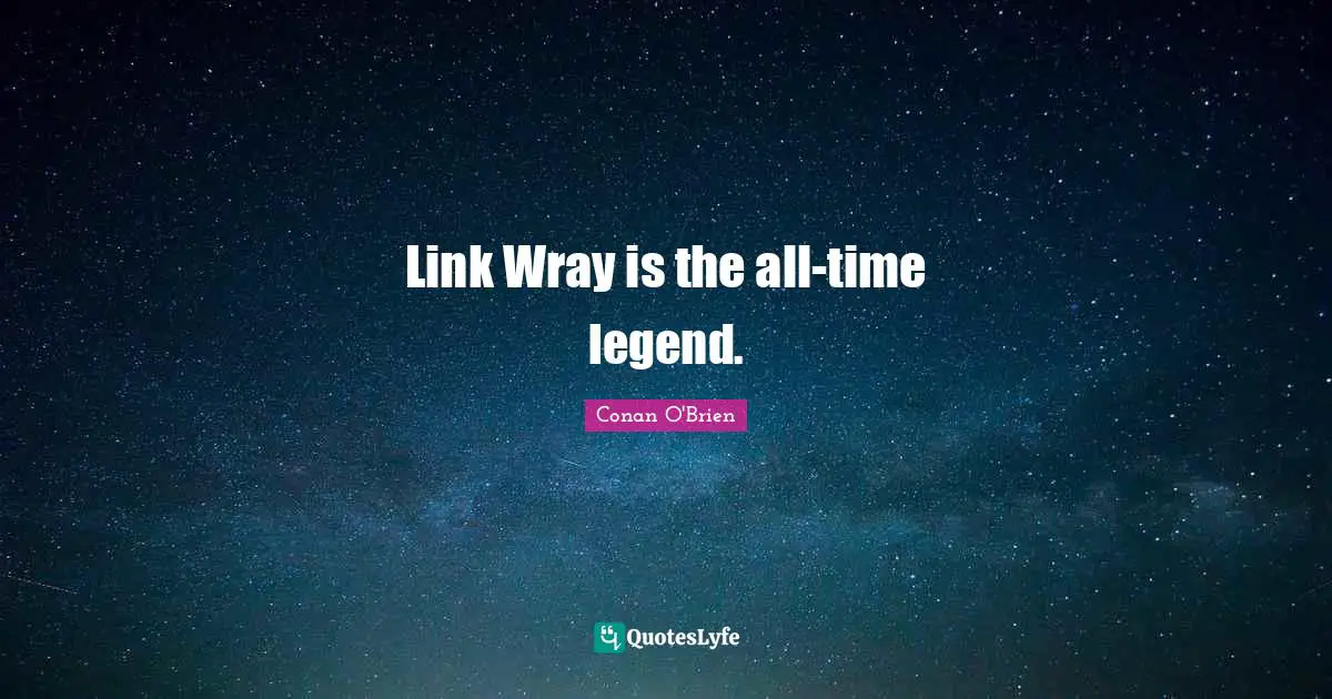 Link Wray is the all-time legend.