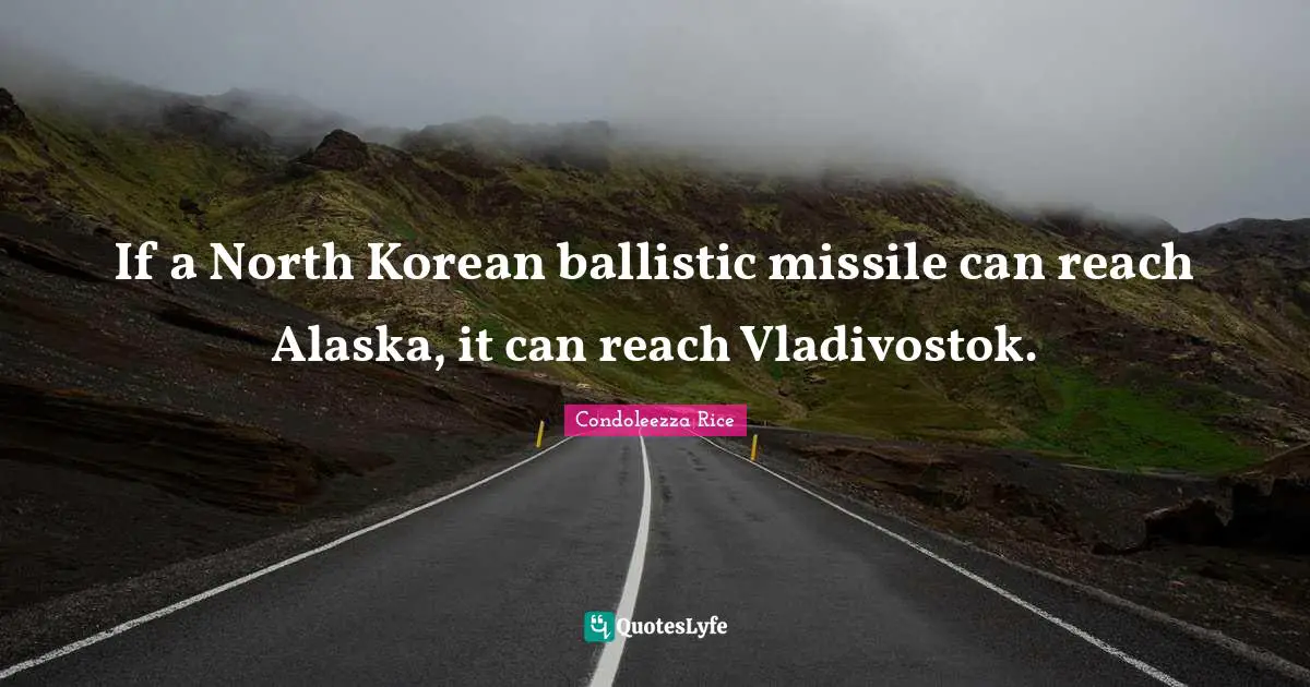 If a North Korean ballistic missile can reach Alaska, it can reach Vladivostok.