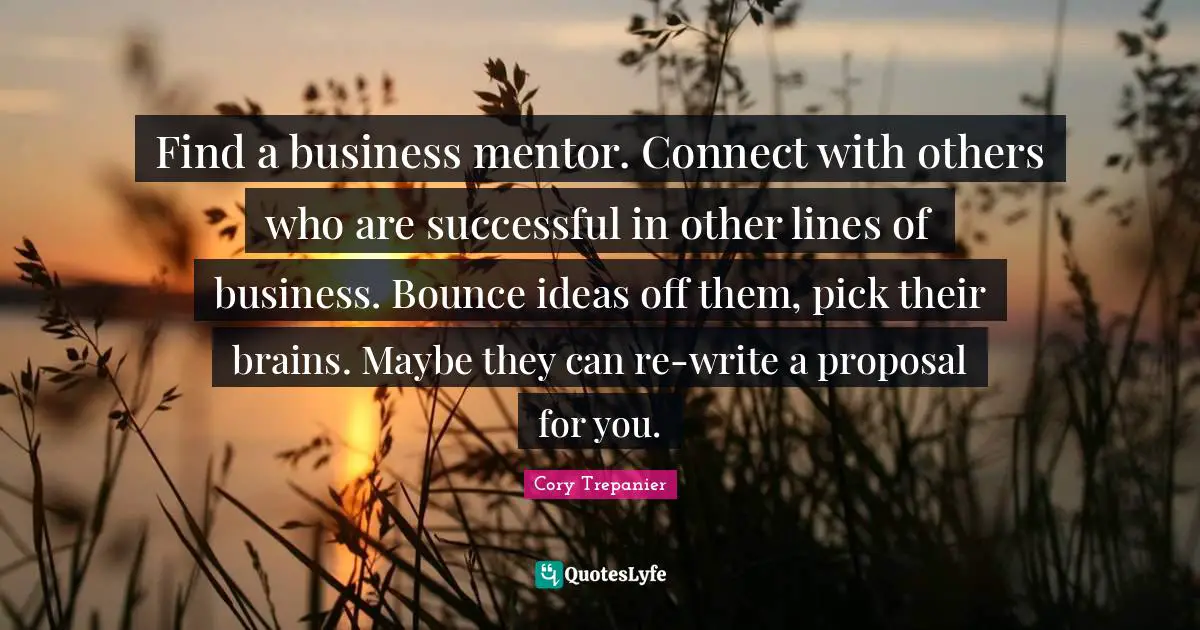 Find a business mentor. Connect with others who are successful in other lines of business. Bounce ideas off them, pick their brains. Maybe they can re-write a proposal for you.