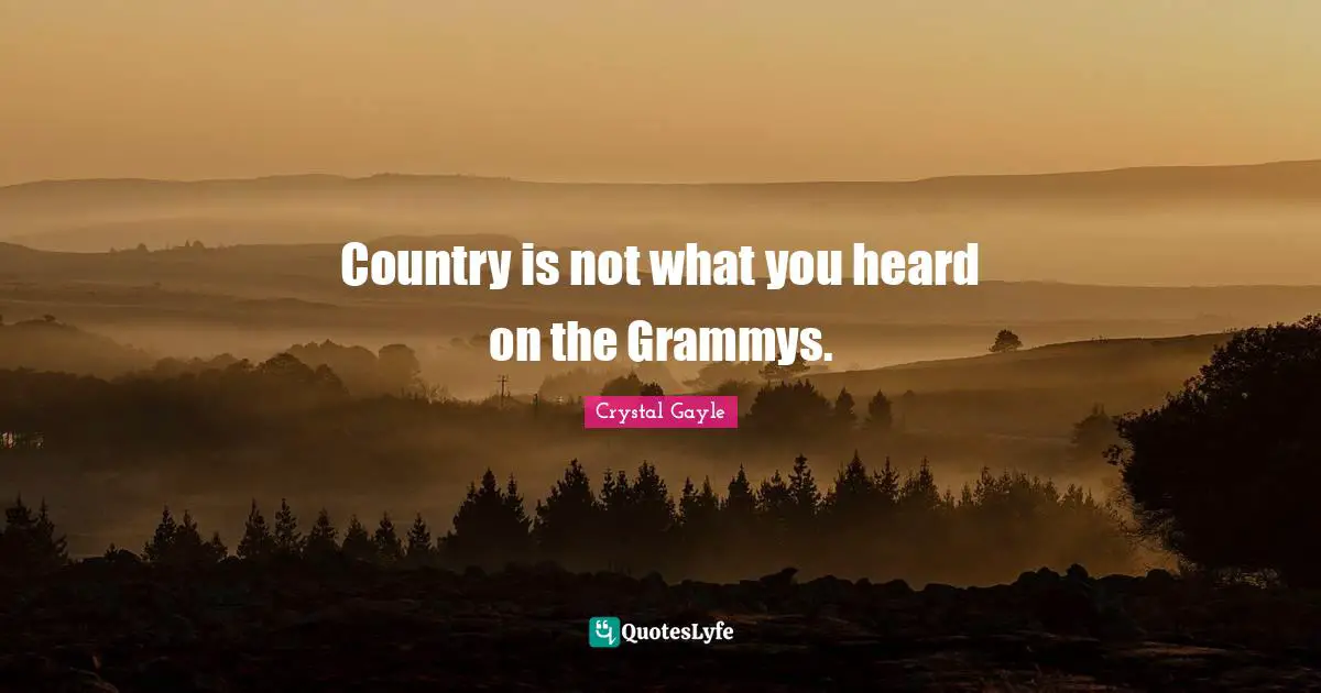 Country is not what you heard on the Grammys.
