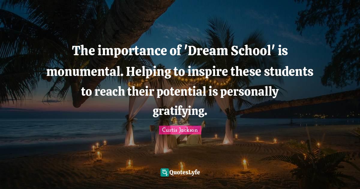 The importance of 'Dream School' is monumental. Helping to inspire the