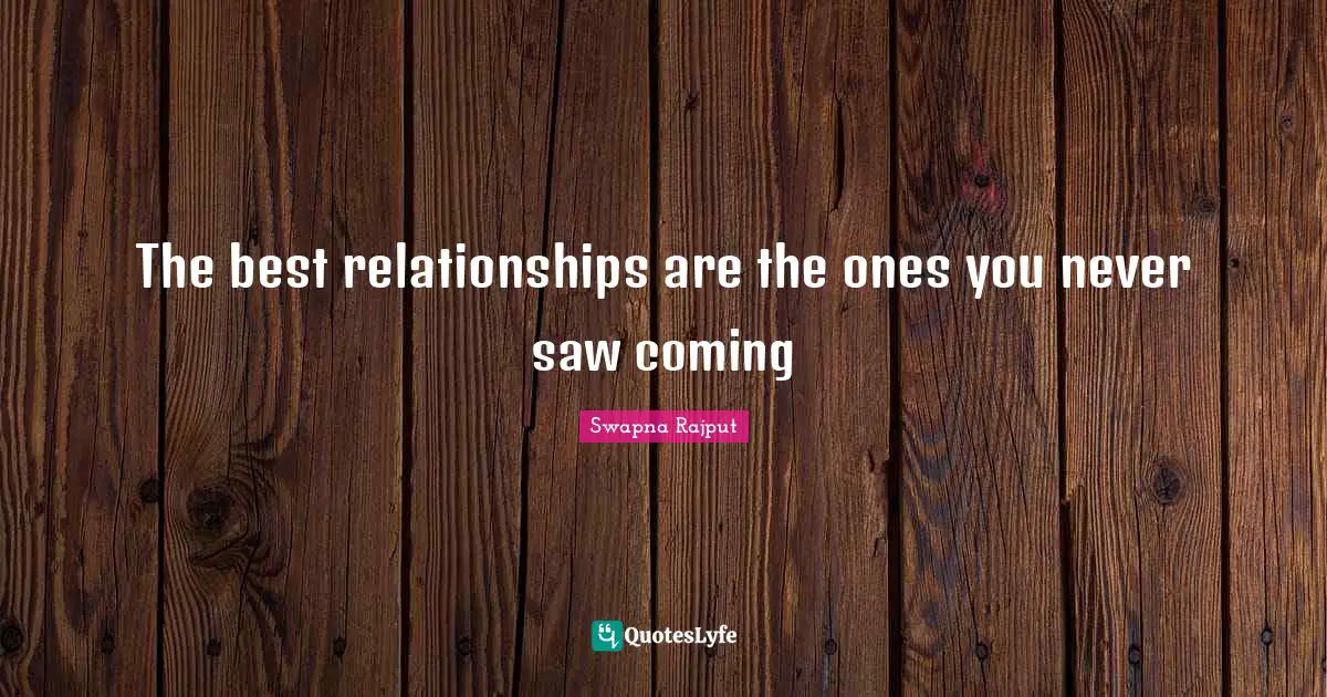 The best relationships are the ones you never saw coming