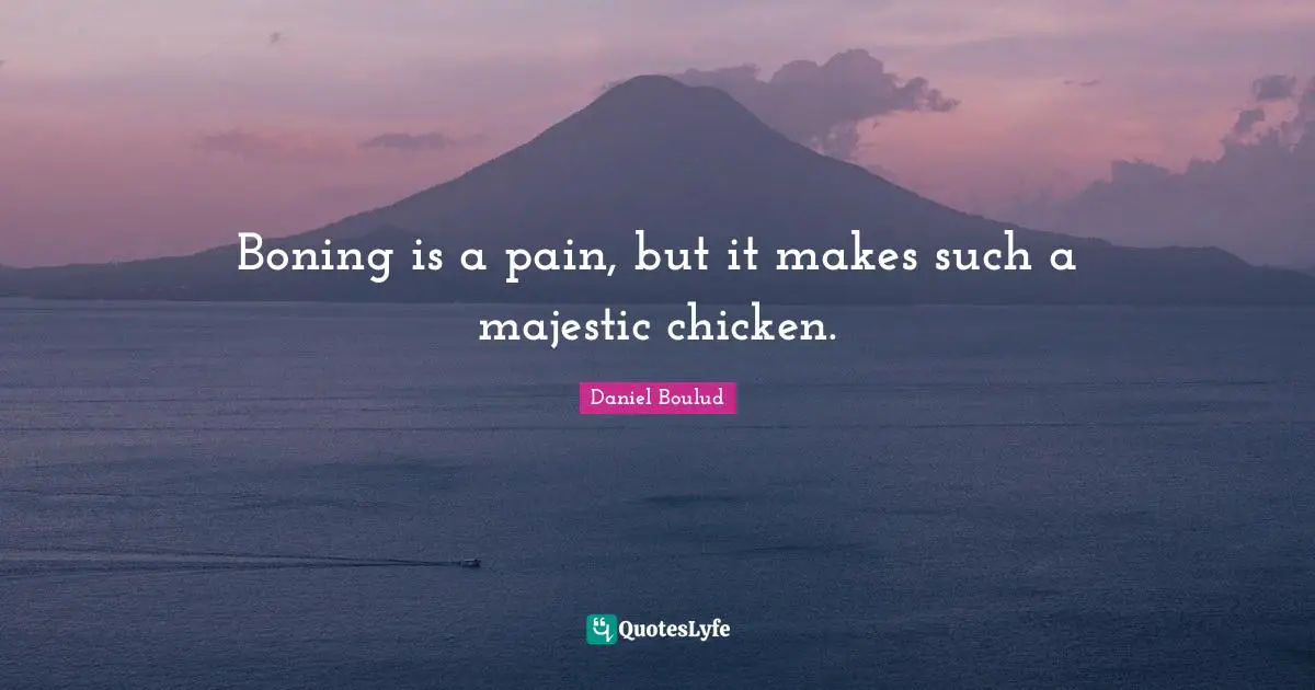 Boning is a pain, but it makes such a majestic chicken.