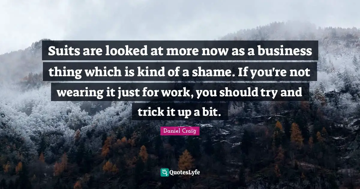 Suits are looked at more now as a business thing which is kind of a shame. If you're not wearing it just for work, you should try and trick it up a bit.