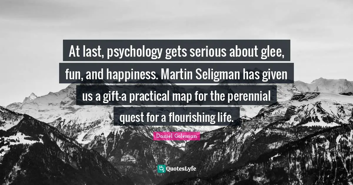 At last, psychology gets serious about glee, fun, and happiness. Martin Seligman has given us a gift-a practical map for the perennial quest for a flourishing life.