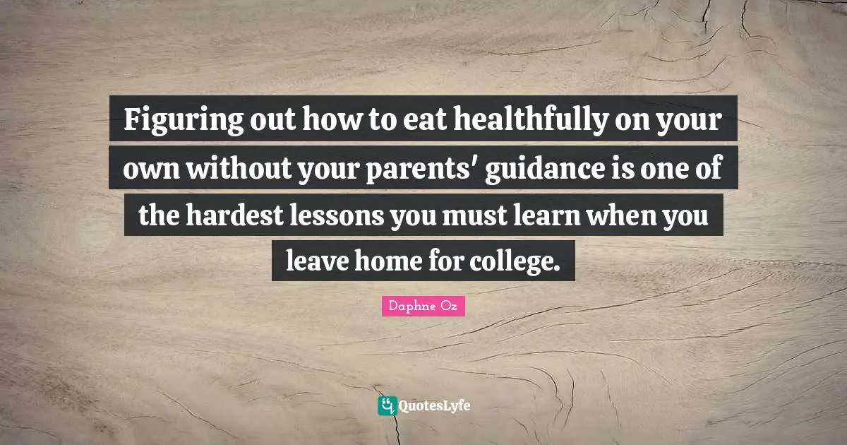 Figuring out how to eat healthfully on your own without your parents' guidance is one of the hardest lessons you must learn when you leave home for college.