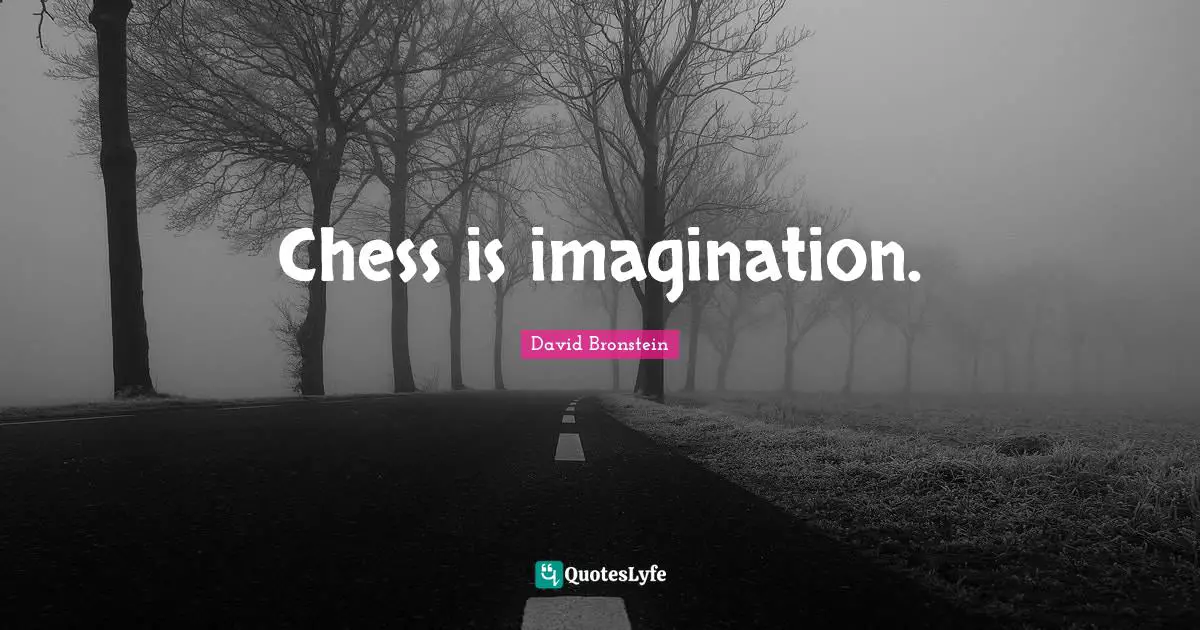 Chess is imagination.