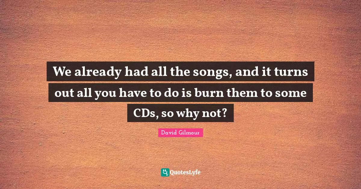 We already had all the songs, and it turns out all you have to do is burn them to some CDs, so why not?