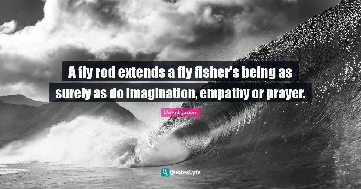 A fly rod extends a fly fisher's being as surely as do imagination, empathy or prayer.