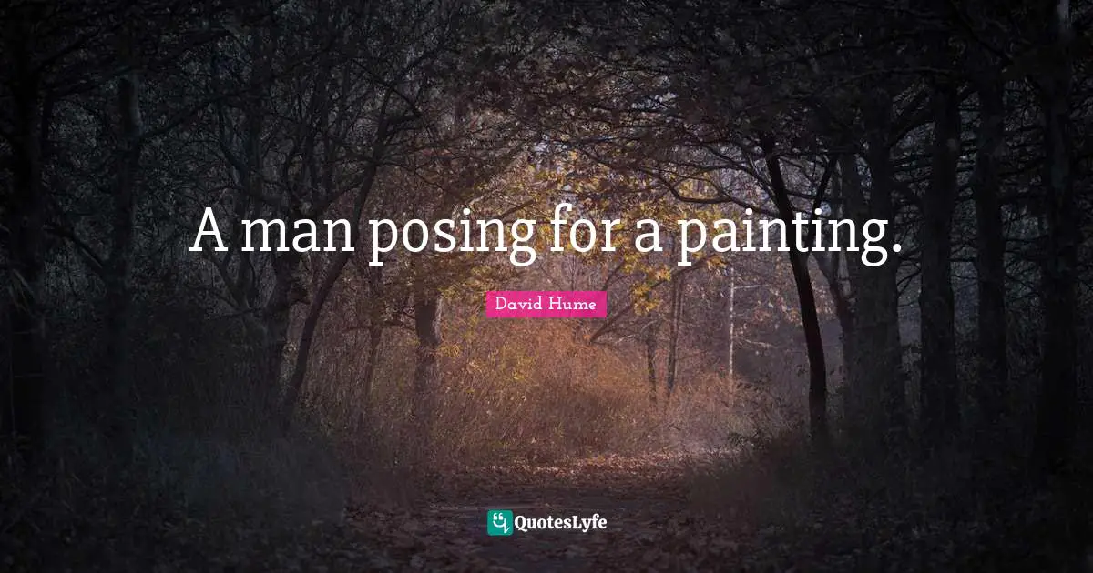 A man posing for a painting.