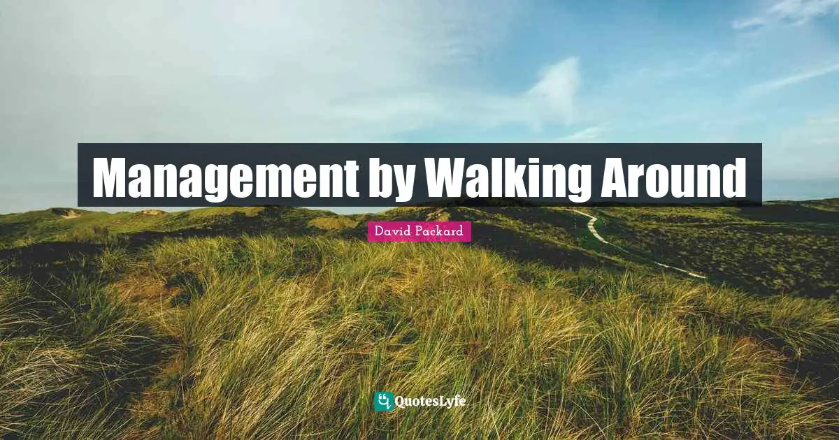 Management by Walking Around