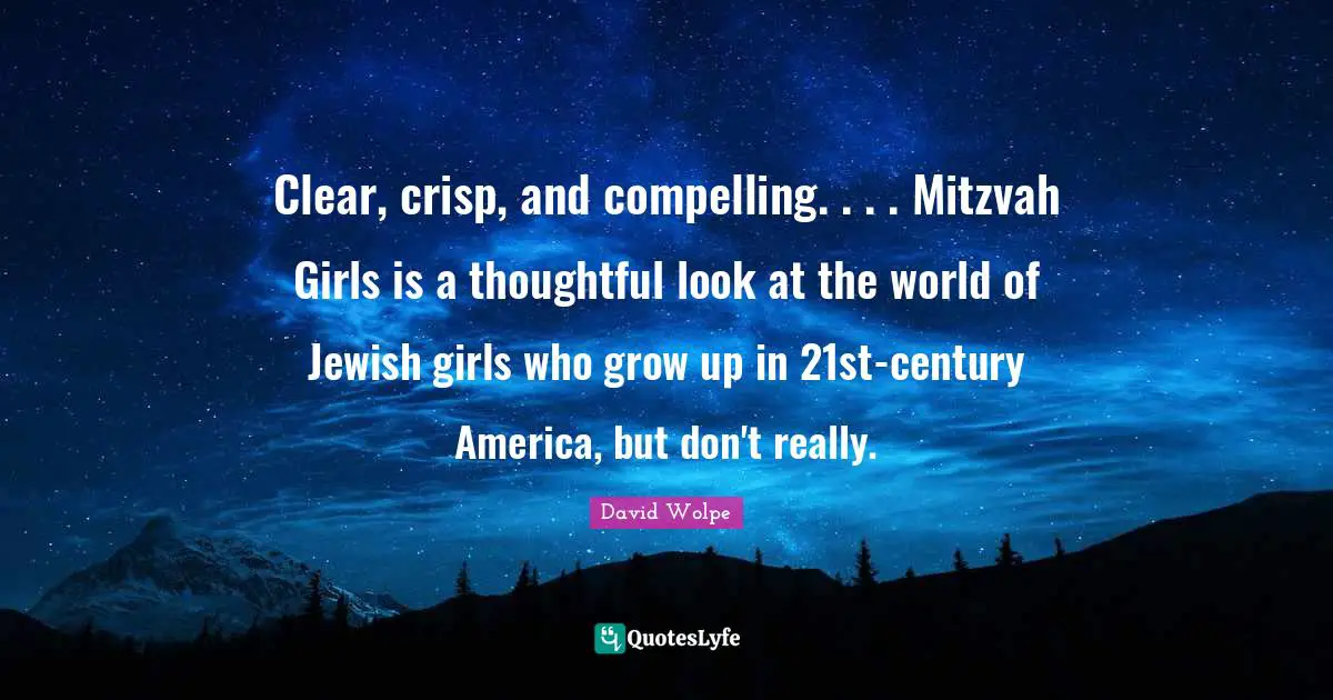 Clear, crisp, and compelling. . . . Mitzvah Girls is a thoughtful look at the world of Jewish girls who grow up in 21st-century America, but don't really.