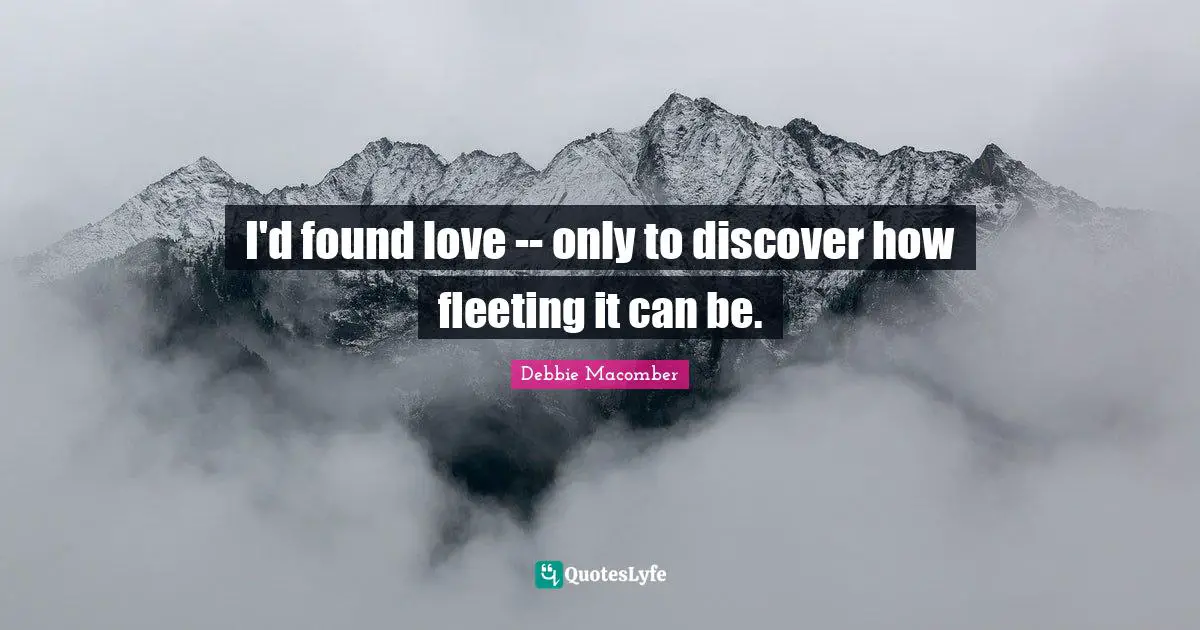I'd found love -- only to discover how fleeting it can be.