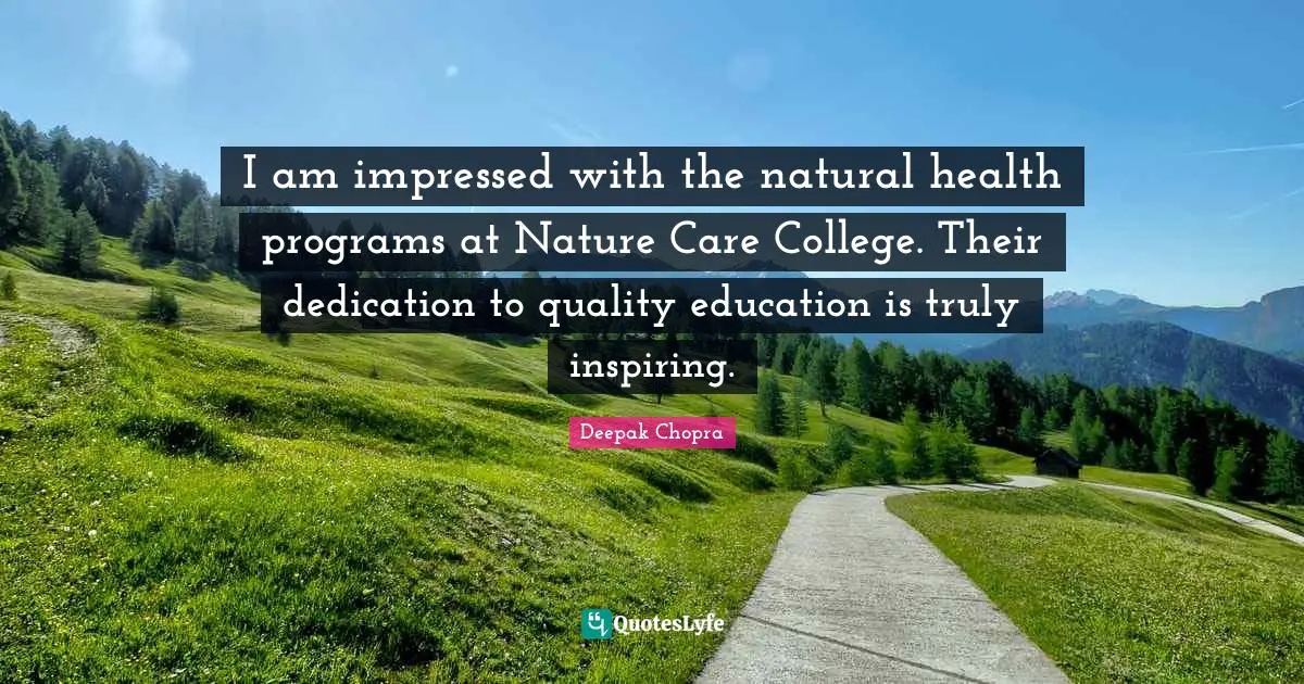 I am impressed with the natural health programs at Nature Care College. Their dedication to quality education is truly inspiring.