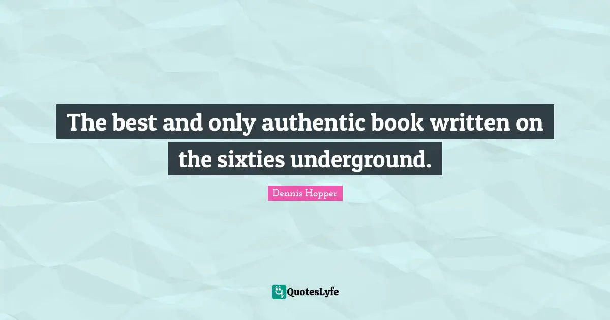 The best and only authentic book written on the sixties underground.