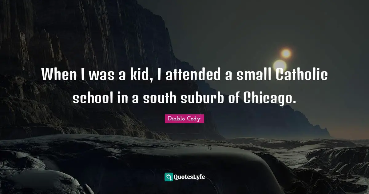 When I was a kid, I attended a small Catholic school in a south suburb of Chicago.
